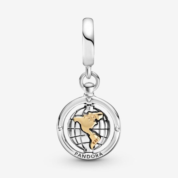 PANDORA Spinning World Dangle Charm - FINAL SALE - Picture 1 of 3